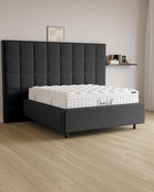 Bett mit Stauraum Pro Castle Long in Samt