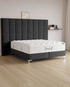 Boxspringbett Castle Long in Samt