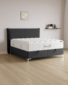 Bett mit Stauraum Catera in Samt