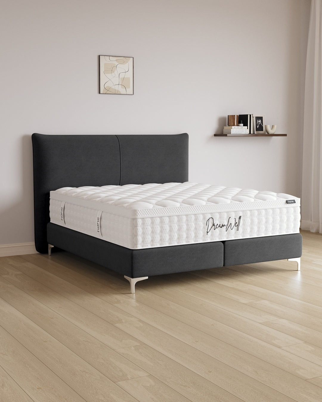 Boxspringbett Catera in Samt