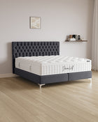 Boxspringbett Chester in Samt