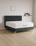 Boxspringbett Chester in Samt