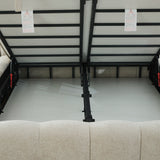 Designer Polsterbett BELO Boucle mit Stauraum