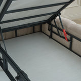 Designer Polsterbett ELARA Boucle mit Stauraum