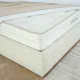 Designer Polsterbett EVORA Teddy Boucle mit Stauraum