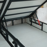 Designer Polsterbett HALLEY Boucle mit LED, Nachttische & Stauraum