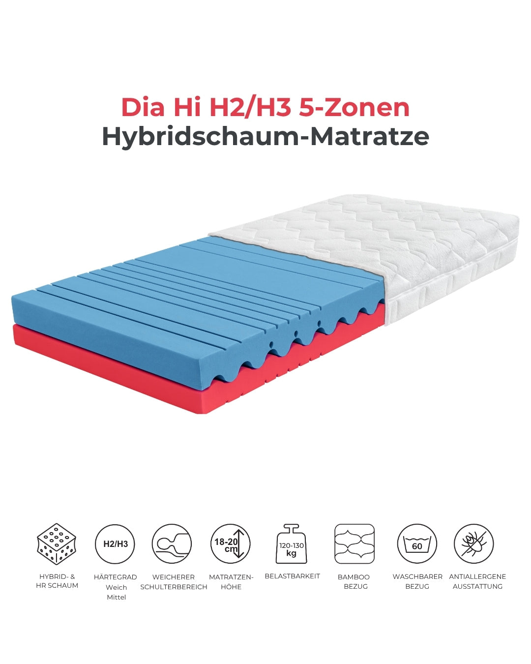 Ahorn™ Dia Hi Kaltschaummatratze