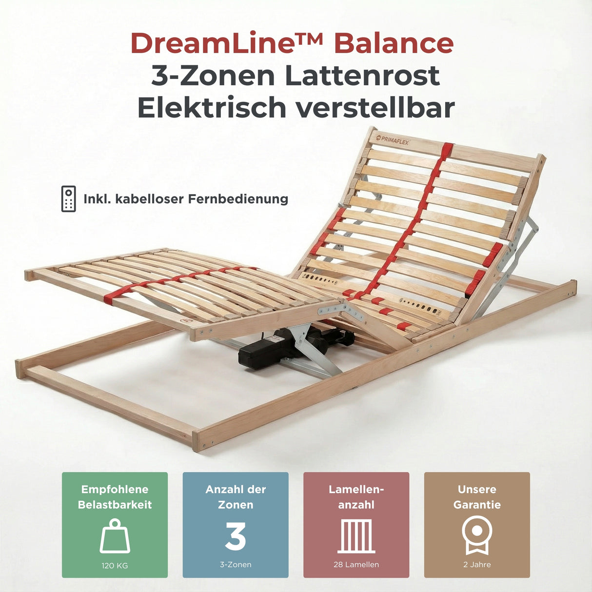 DreamLine™ Balance Motor-Lattenrost – elektrisch verstellbar