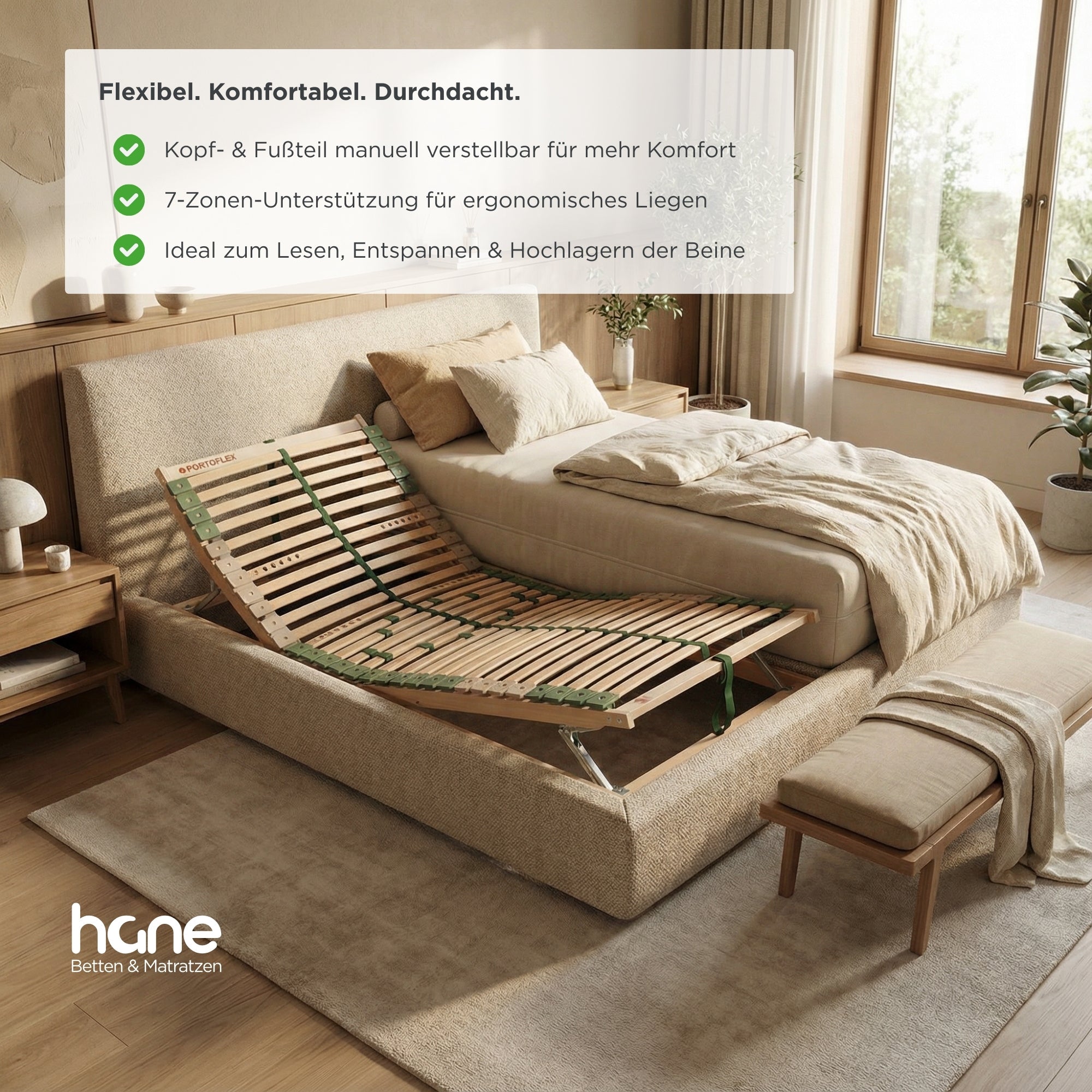 DreamLine™ ComfortPro Lattenrost – Kopf- & Fußteil verstellbar