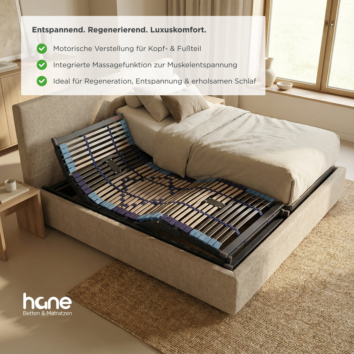 DreamLine™ Relaxa Motor-Lattenrost – mit Massagefunktion