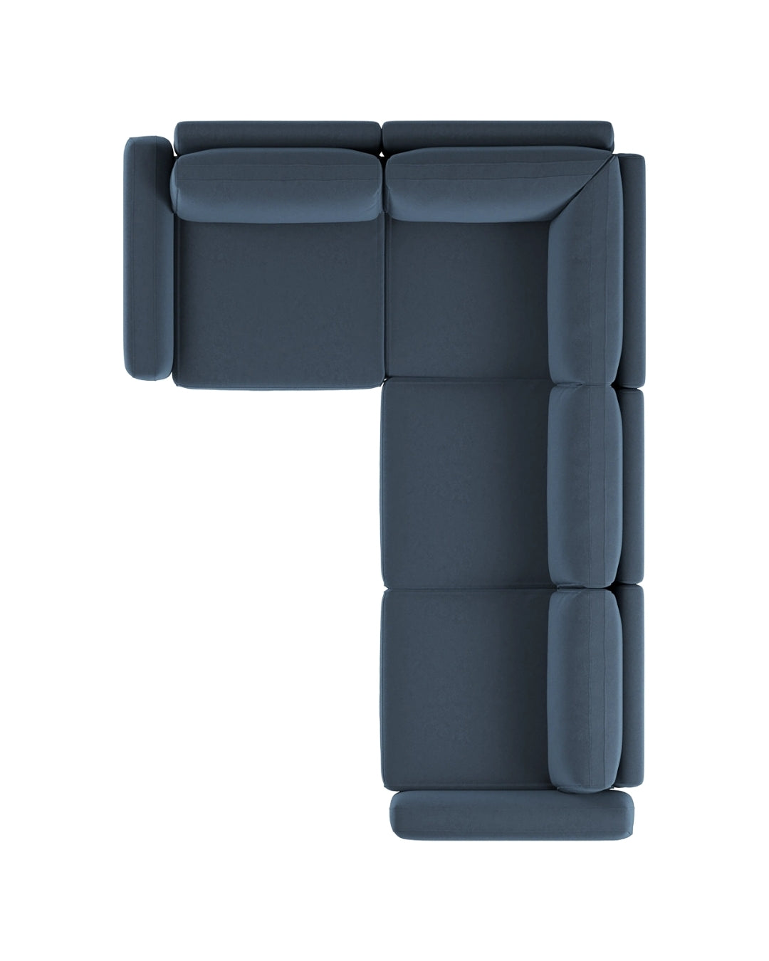 Modulares L Ecksofa Elisabeth Small mit Schlaffunktion