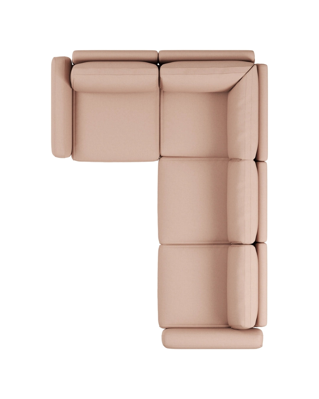 Modulares L Ecksofa Elisabeth Small mit Schlaffunktion