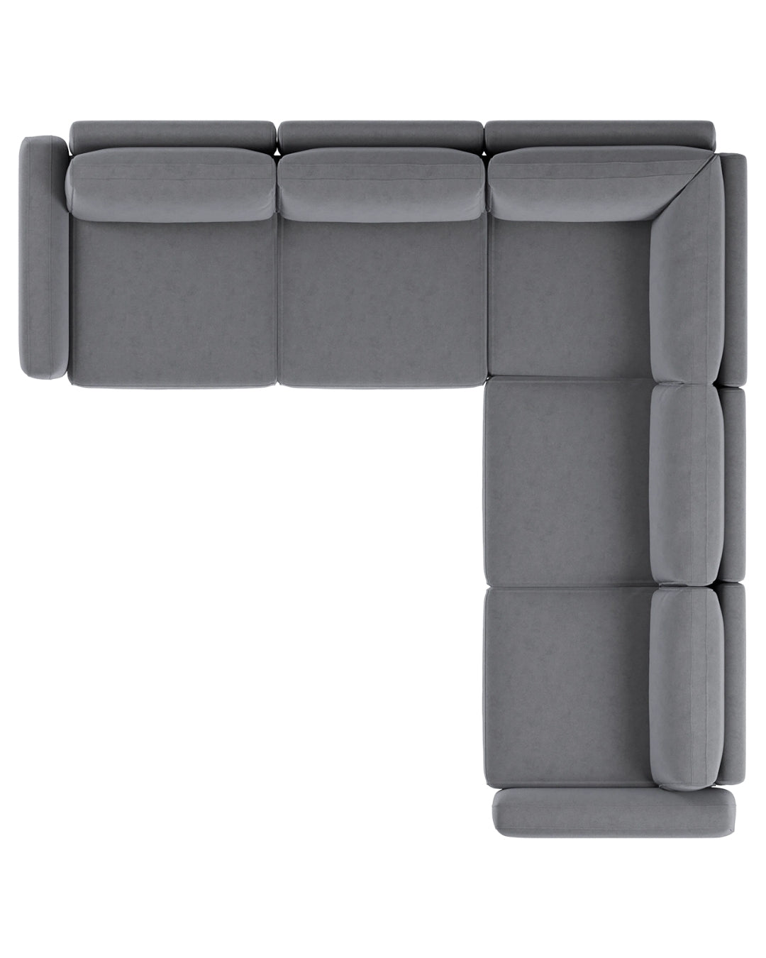 Modulares L Ecksofa Elisabeth Medium mit Schlaffunktion