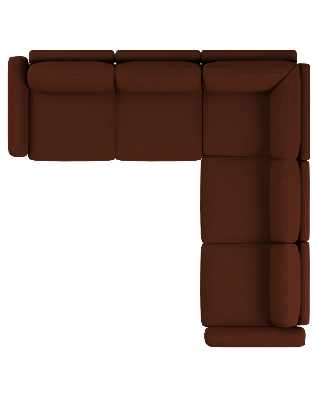 Modulares L Ecksofa Elisabeth Medium mit Schlaffunktion