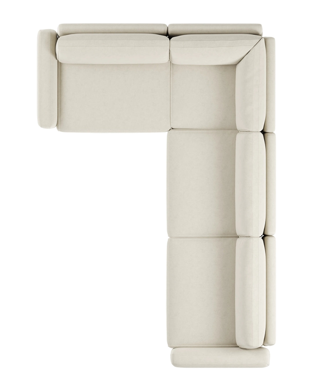 Modulares L Ecksofa Elisabeth Large mit Schlaffunktion