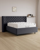 Bett mit Stauraum Pro Empire in Samt