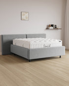 Bett mit Stauraum Pro Grand in Samt