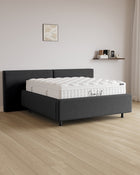 Bett mit Stauraum Pro Grand in Samt