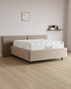 Bett mit Stauraum Pro Grand in Samt