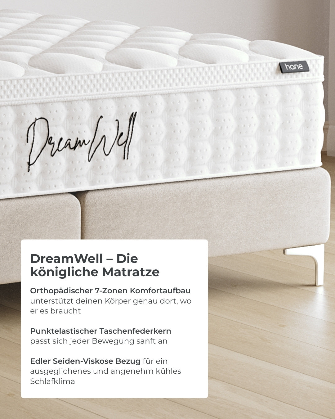 Boxspringbett Grand in Samt