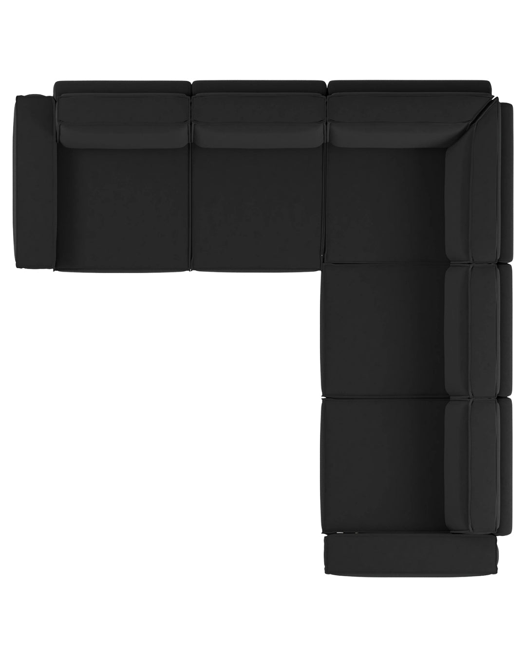 Modulares L Ecksofa Harry Medium mit Schlaffunktion