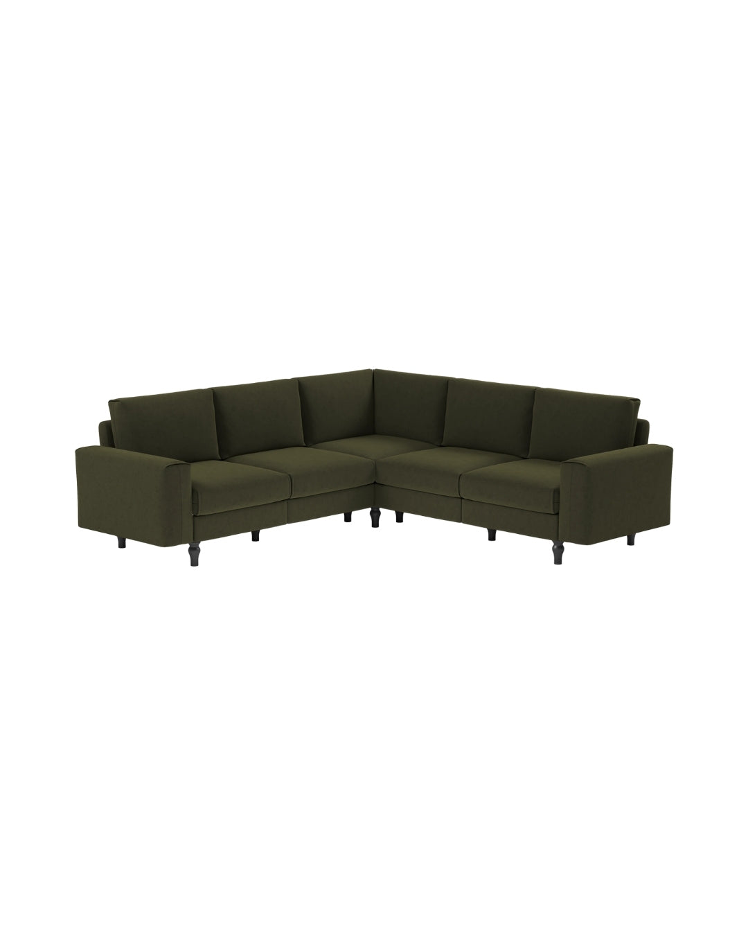 Modulares L Ecksofa Jay Medium mit Schlaffunktion
