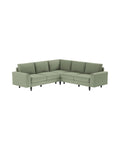 Modulares L Ecksofa Jay Medium mit Schlaffunktion