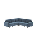 Modulares L Ecksofa Jay Medium mit Schlaffunktion