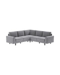 Modulares L Ecksofa Jay Medium mit Schlaffunktion