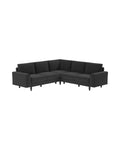Modulares L Ecksofa Jay Medium mit Schlaffunktion
