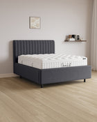 Bett mit Stauraum Pro Line in Samt