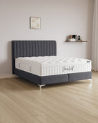 Boxspringbett Line in Samt