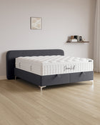 Bett mit Stauraum Marley in Samt