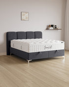 Bett mit Stauraum Monte in Samt