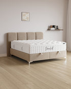 Bett mit Stauraum Monte in Samt