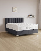 Bett mit Stauraum Paris in Samt