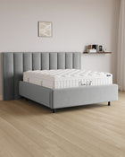 Bett mit Stauraum Pro Passion in Samt