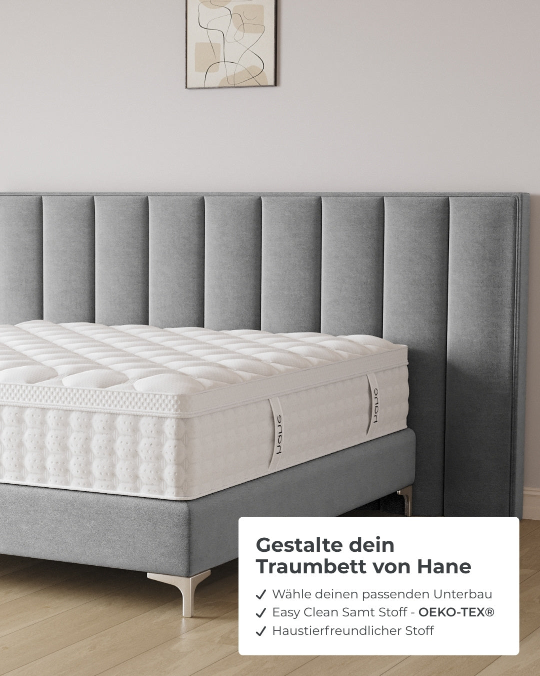 Boxspringbett Passion in Samt