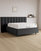 Bett mit Stauraum Pro Passion in Samt