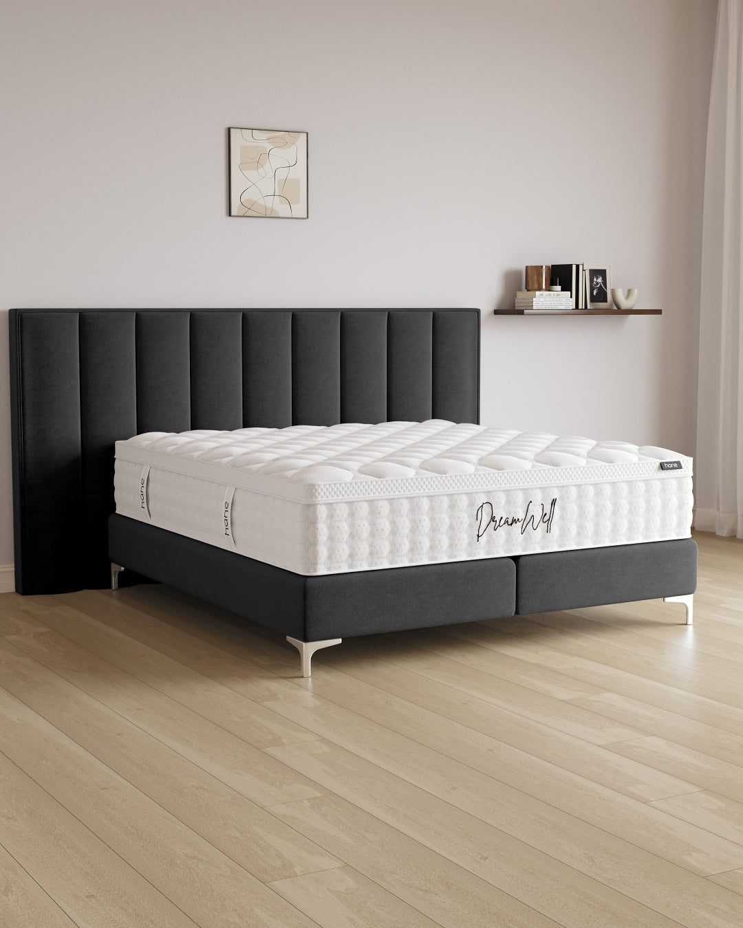 Boxspringbett Passion in Samt