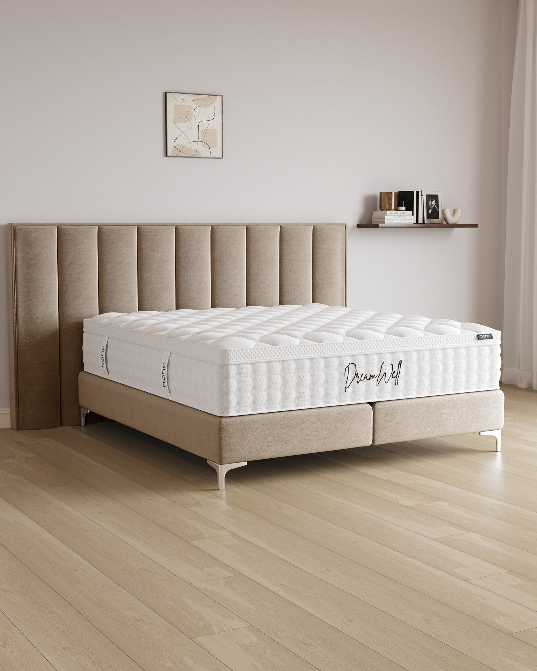Boxspringbett Passion in Samt