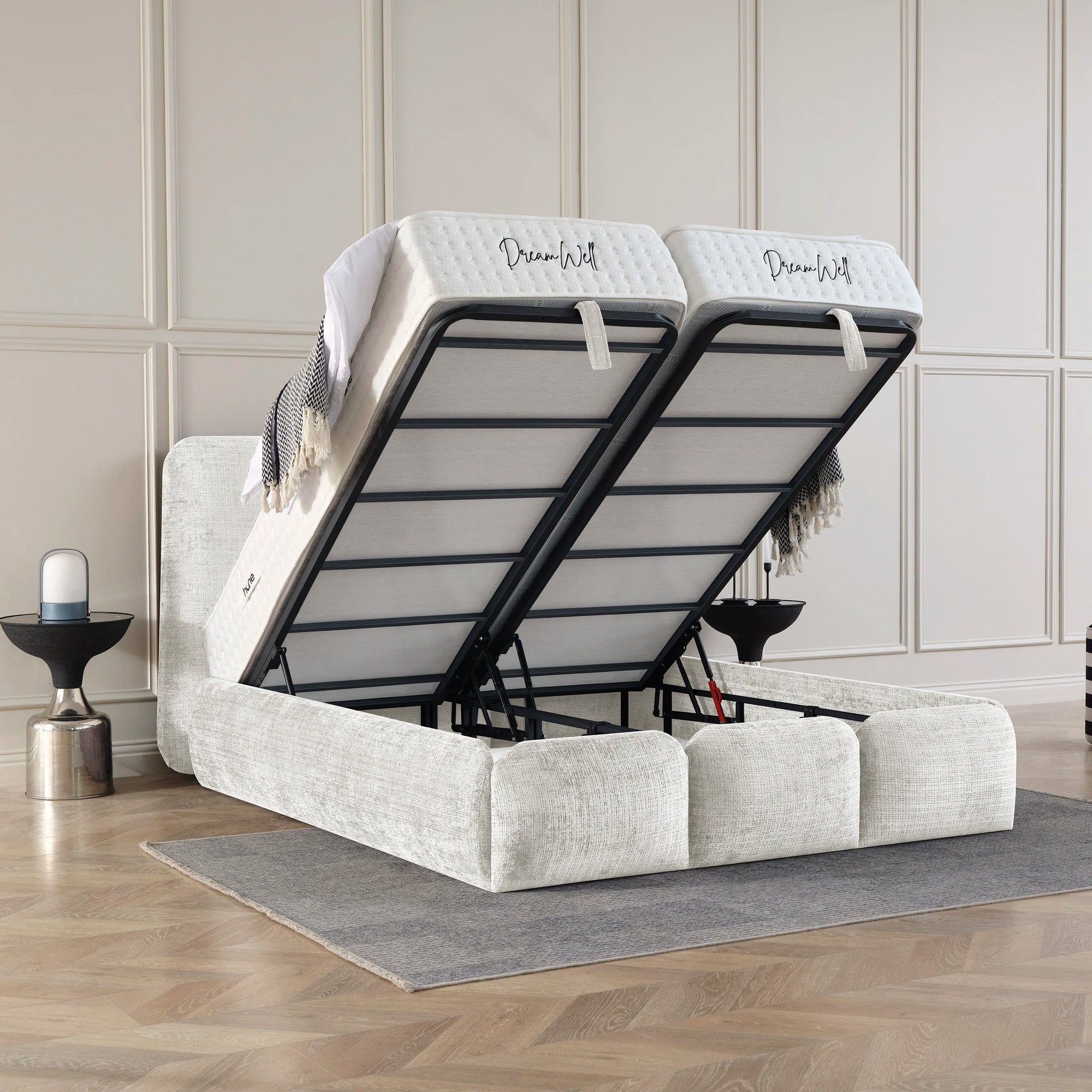 Designer Polsterbett mit Stauraum Veronica