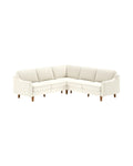 Modulares L Ecksofa Robin Medium mit Schlaffunktion