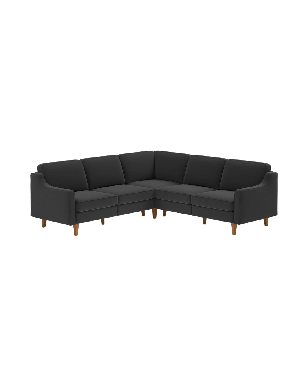 Modulares L Ecksofa Robin Medium mit Schlaffunktion