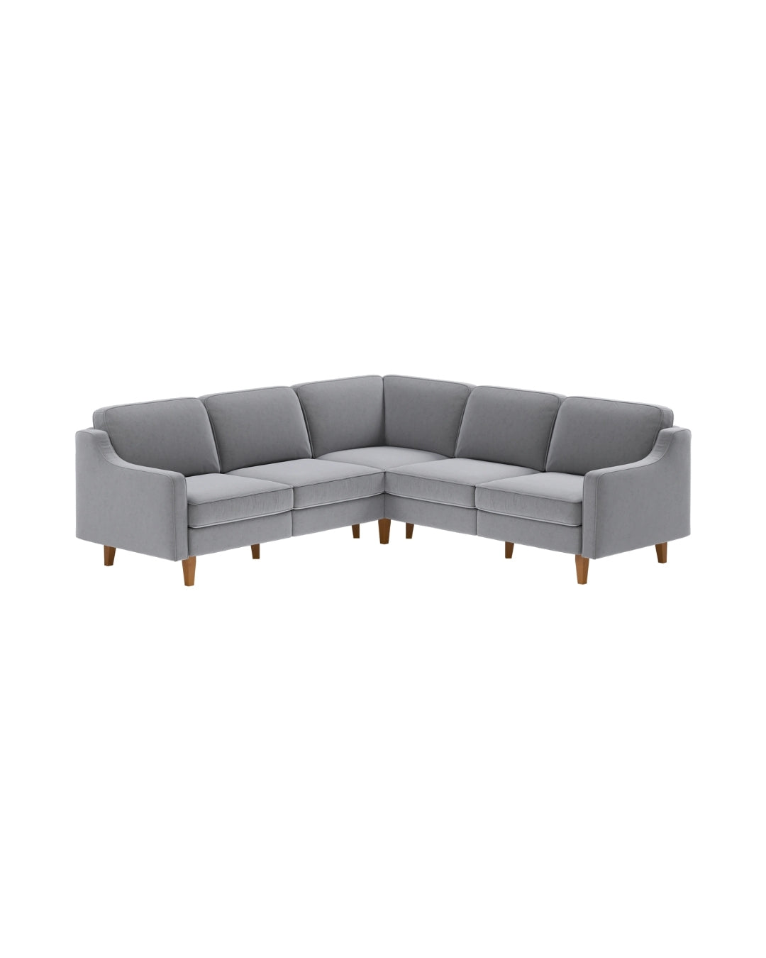 Modulares L Ecksofa Robin Medium mit Schlaffunktion