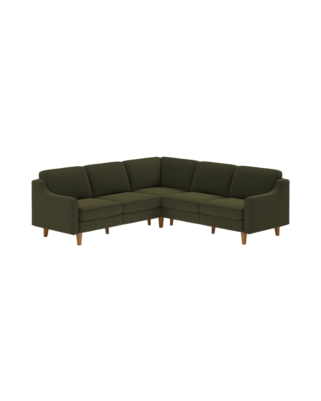 Modulares L Ecksofa Robin Medium mit Schlaffunktion