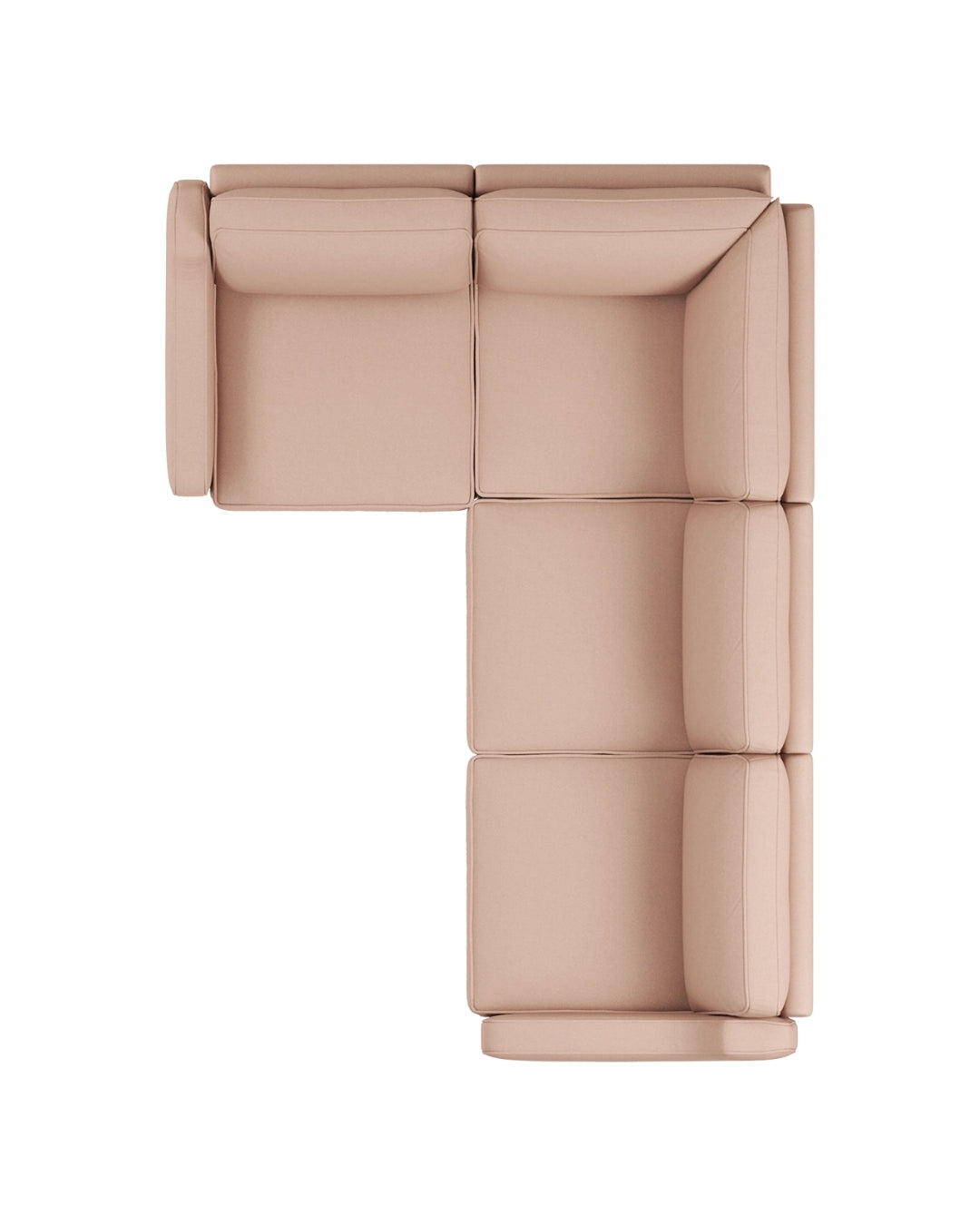 Modulares L Ecksofa Robin Small mit Schlaffunktion