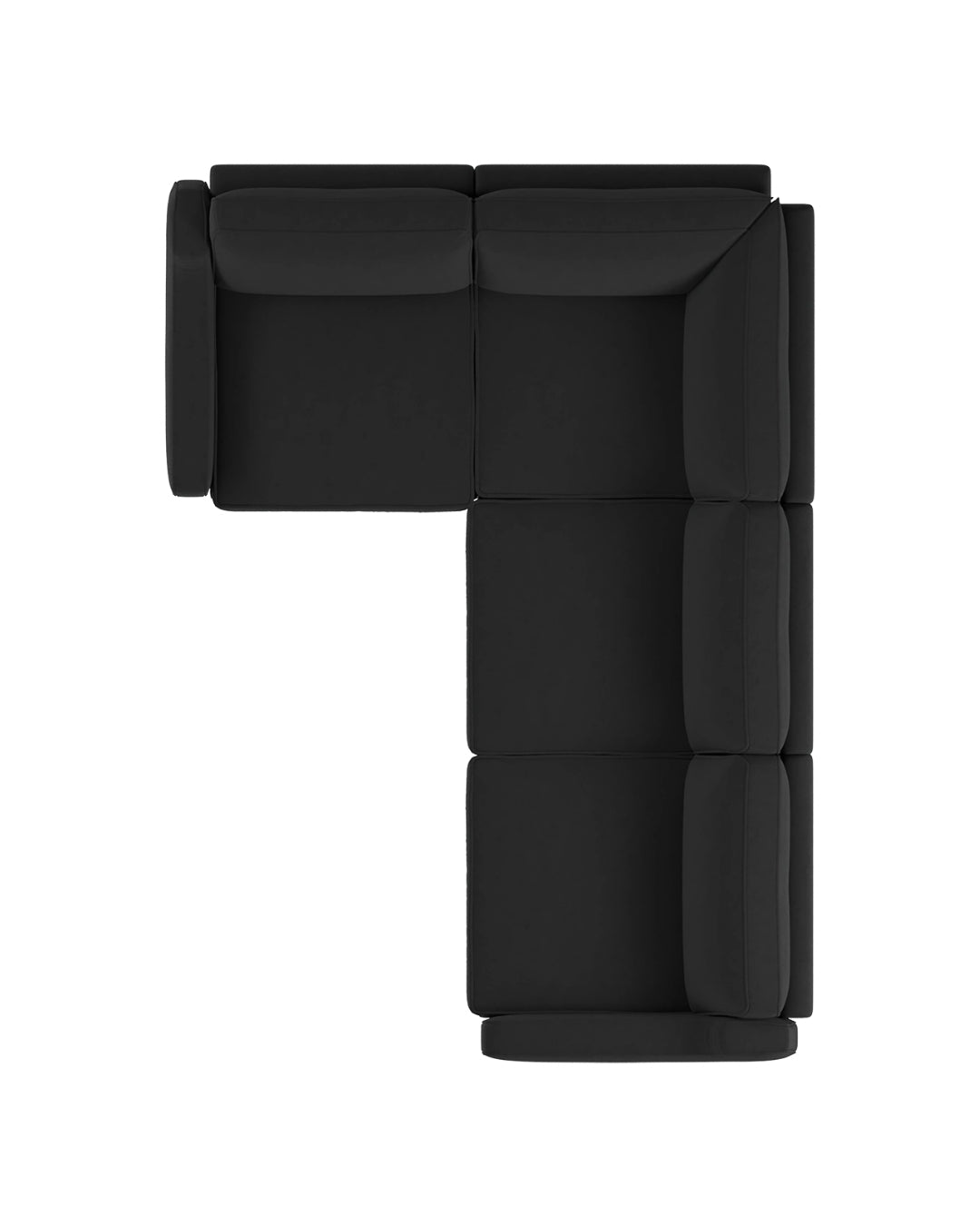 Modulares L Ecksofa Robin Small mit Schlaffunktion