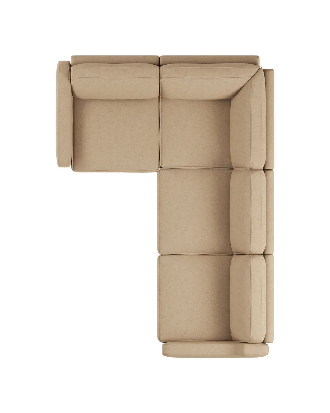 Modulares L Ecksofa Robin Small mit Schlaffunktion