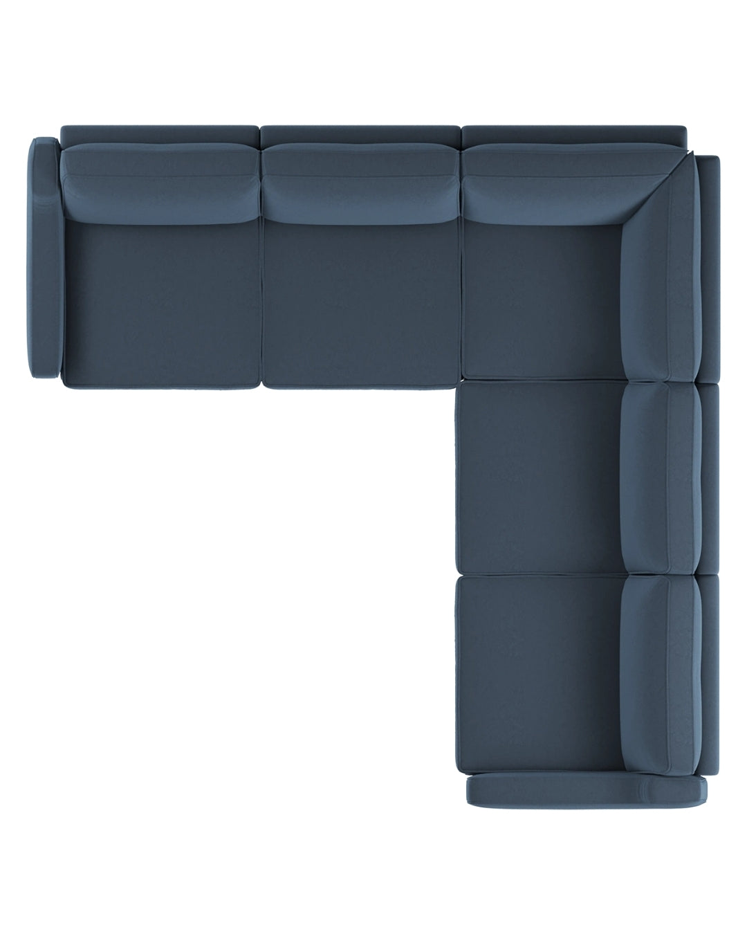 Modulares L Ecksofa Robin Medium mit Schlaffunktion